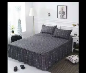 3-Piece Woolly Bedspread Bed Set