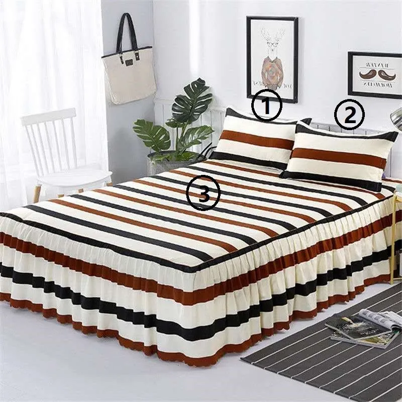 3-Piece Woolly Bedspread Bed Set