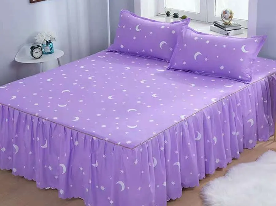 3-Piece Woolly Bedspread Bed Set