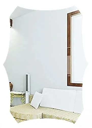 30 * 20 cm Flexible Mirror Sheets Self-Adhesive Plastic Mirror Tiles Non-Glass Mirror Sticker