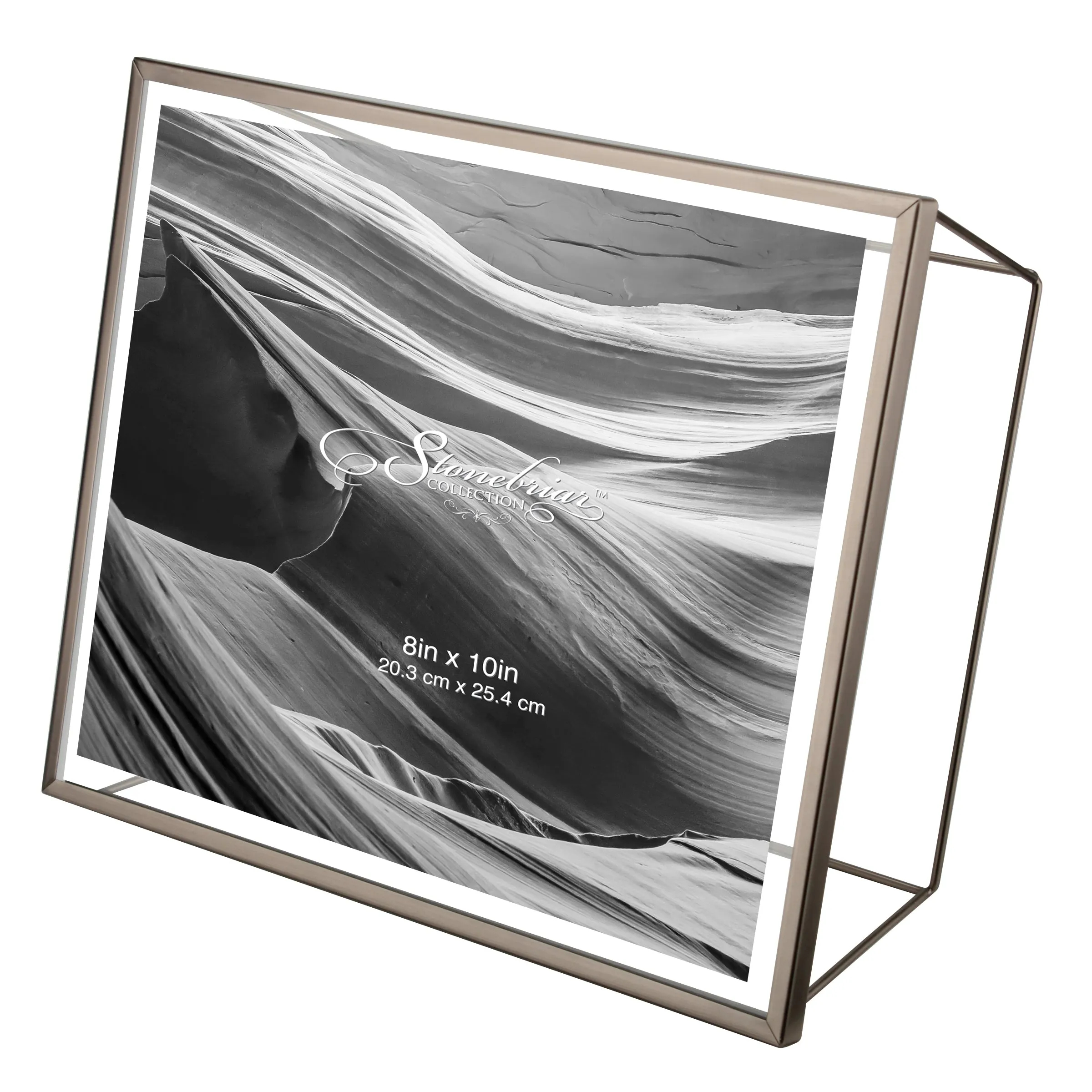 8x10 Wire Frame - Brushed Gunmetal