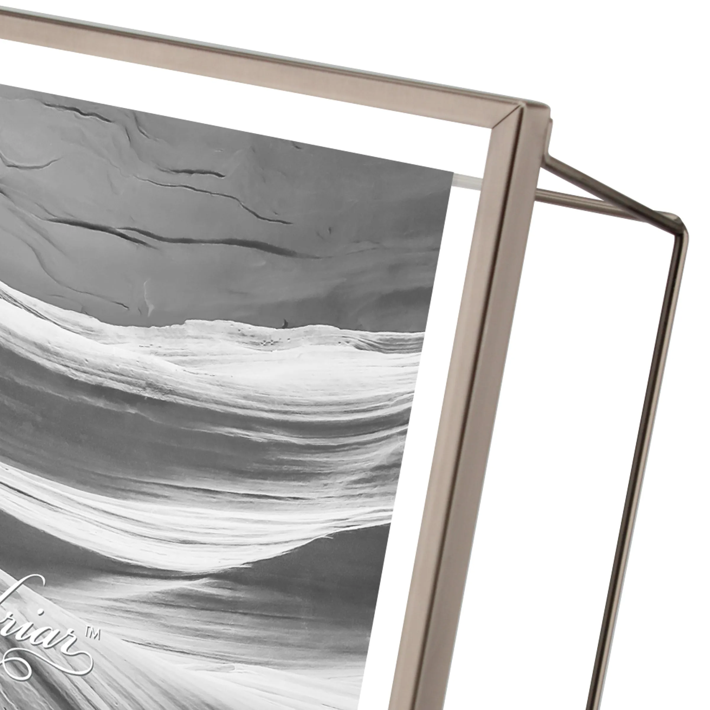 8x10 Wire Frame - Brushed Gunmetal