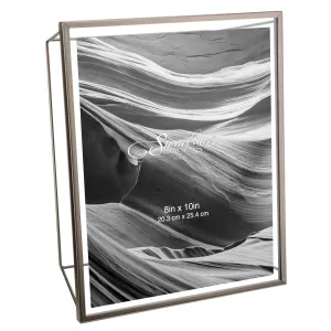 8x10 Wire Frame - Brushed Gunmetal