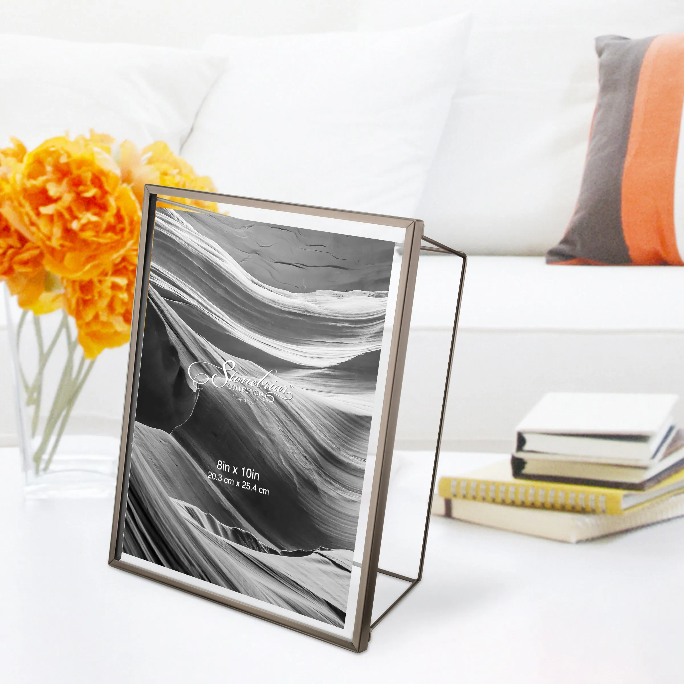 8x10 Wire Frame - Brushed Gunmetal