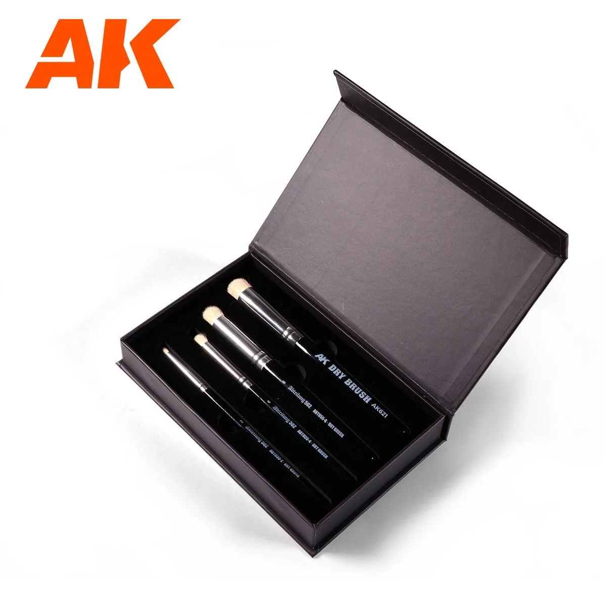 AK Interactive AK9300 Dry Brush Set (4pcs)