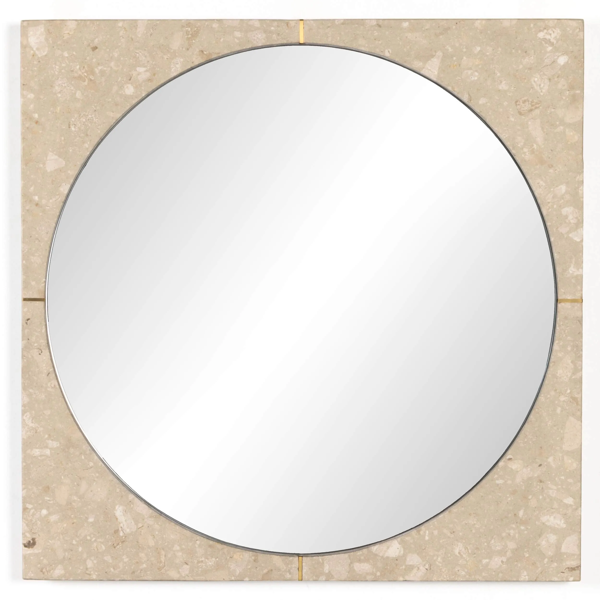 Alina Mirror, Cream Terrazzo