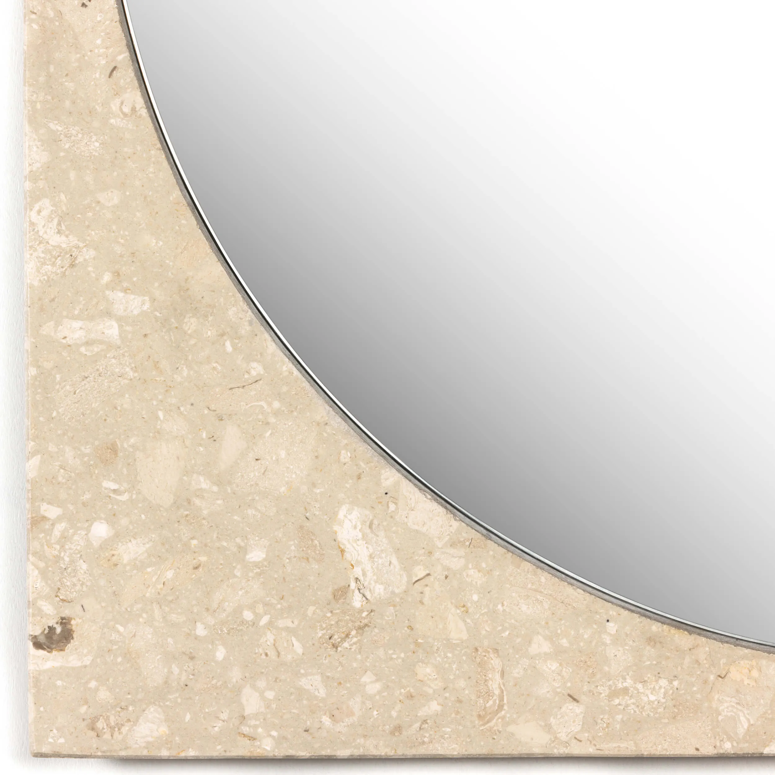 Alina Mirror, Cream Terrazzo