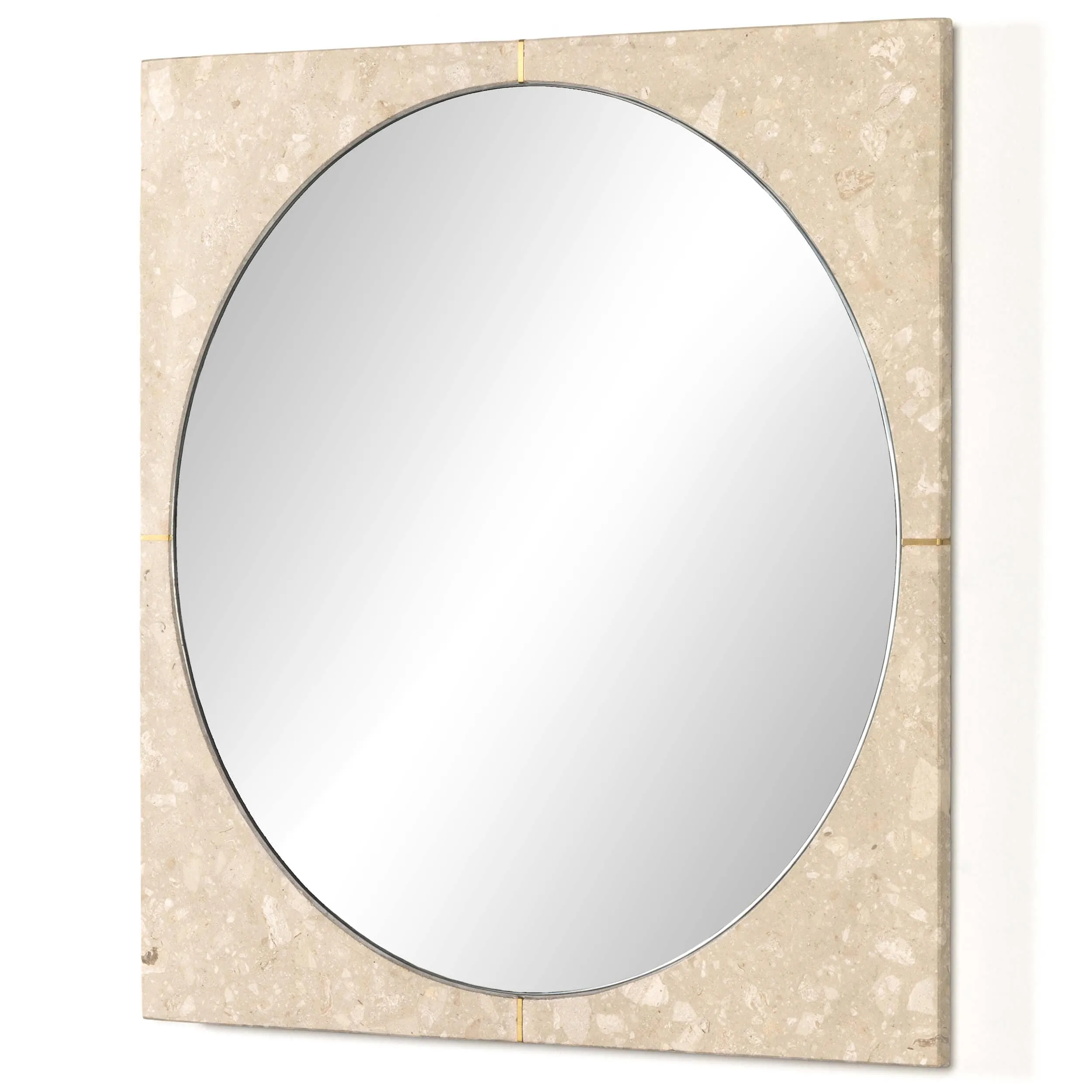 Alina Mirror, Cream Terrazzo