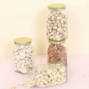 Ariadne Airtight Storage Jar (400 ML) - Set Of Four