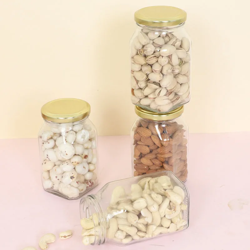 Ariadne Airtight Storage Jar (400 ML) - Set Of Four