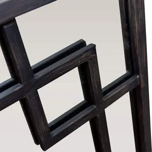 Art Deco Mirror Black