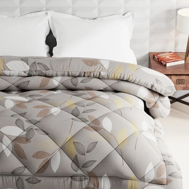 Autumn Fall Glace Cotton/Microfiber Comforter  - 120 GSM