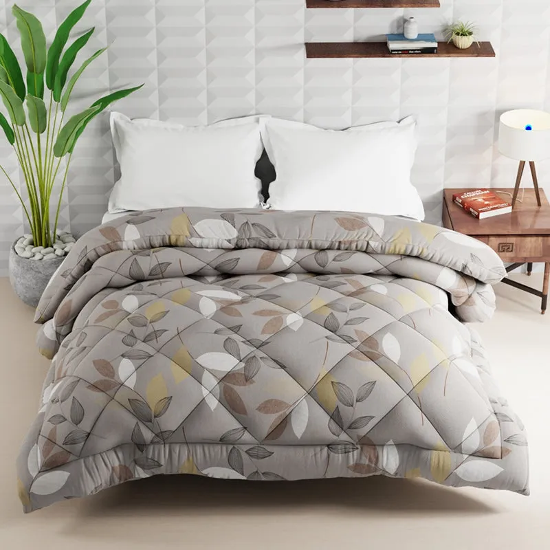 Autumn Fall Glace Cotton/Microfiber Comforter  - 120 GSM