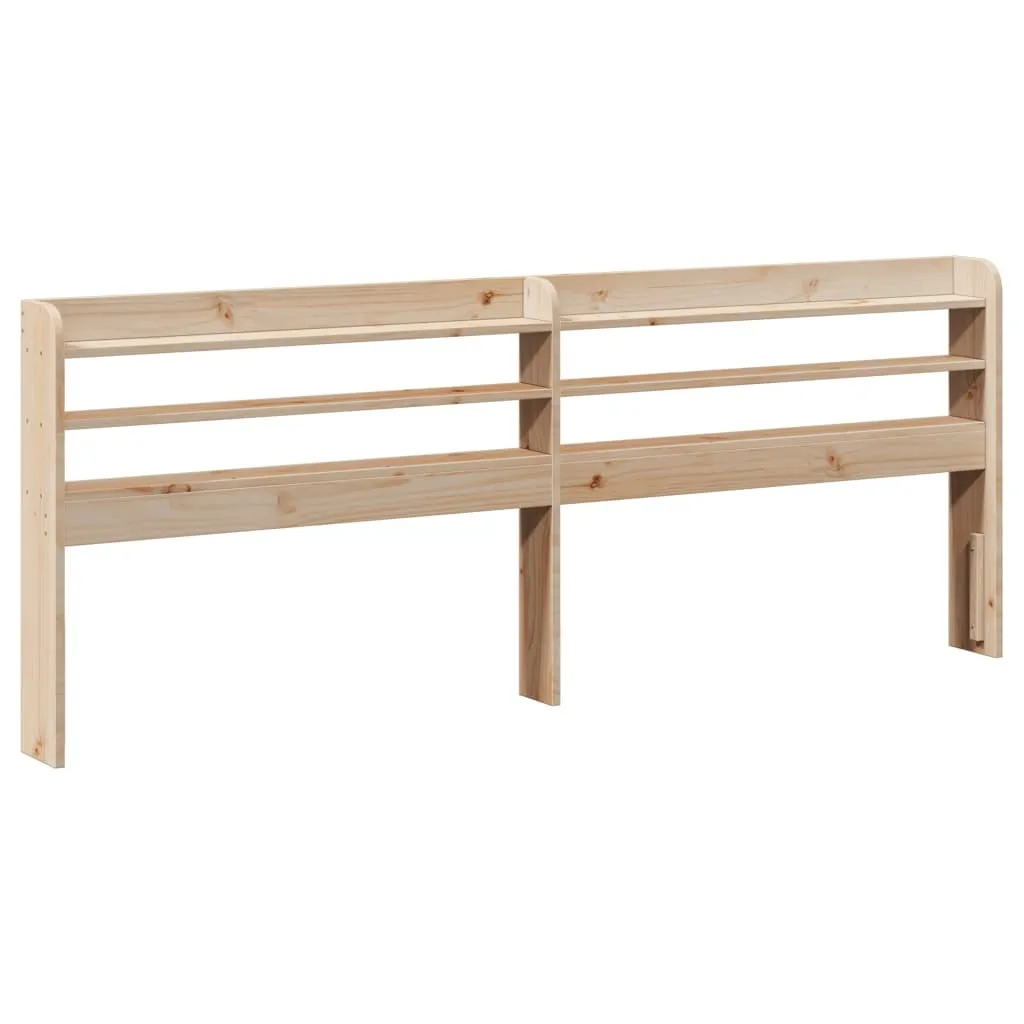 Bed Frame without Mattress 135x190 cm Double Solid Wood Pine