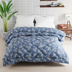 Belto Floral Glace Cotton/Microfiber Comforter  - 120 GSM