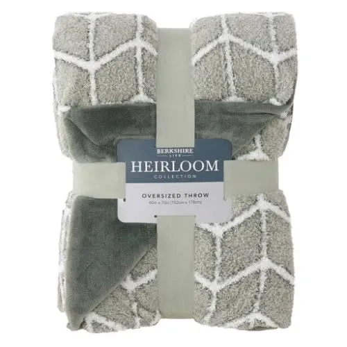 Berkshire Life Heirloom Collection Oversized Throw 60'' X 70''