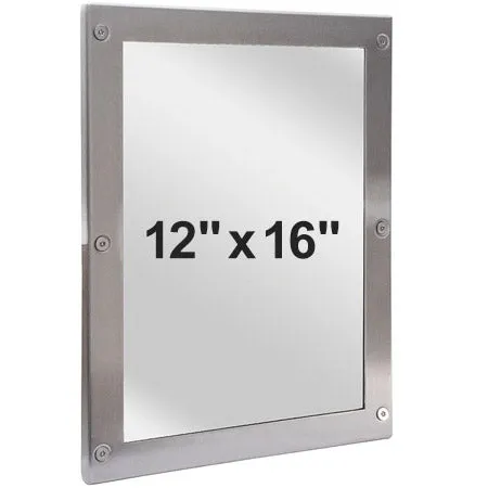 Bradley SA03-000005 (12 x 16) Security Mirror, 12" x 16"