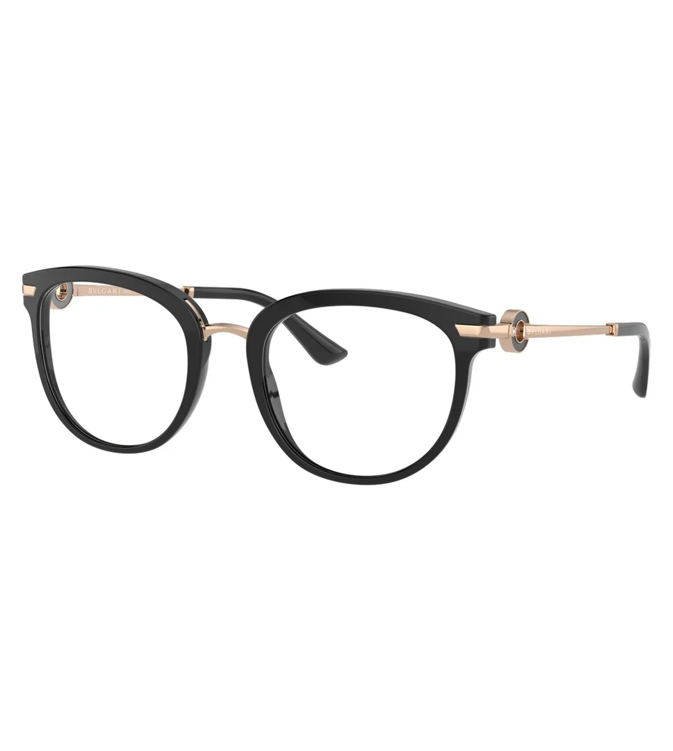 Bvlgari Women Black Cat-Eye Optical Frame