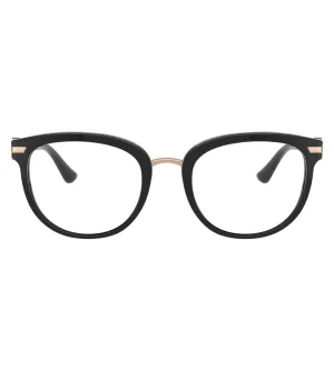 Bvlgari Women Black Cat-Eye Optical Frame