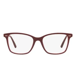 Bvlgari Women Bordeaux Square Optical Frame