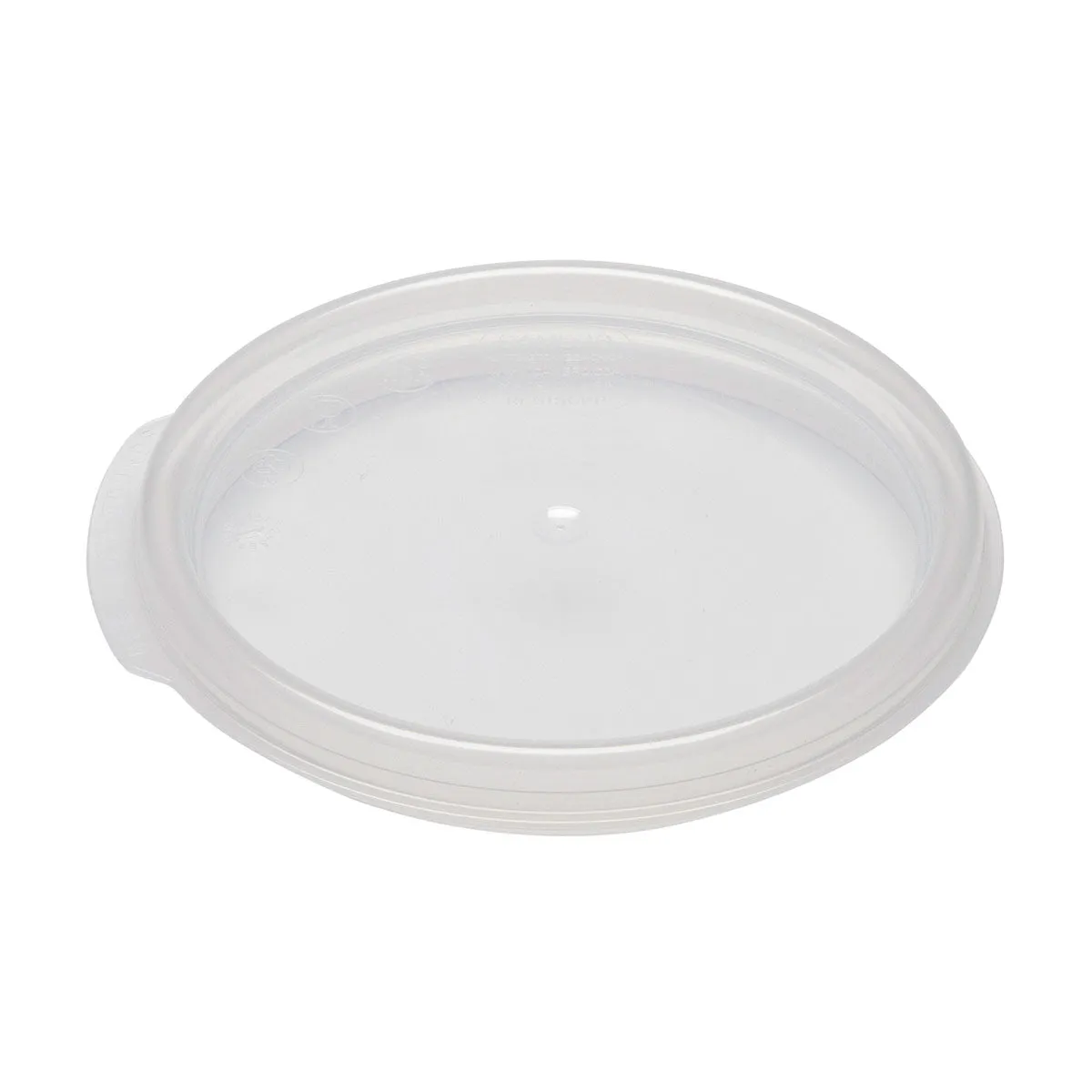 Cambro RFS1SCPP190 Camwear Round Seal Lid, Translucent, 1 qt.