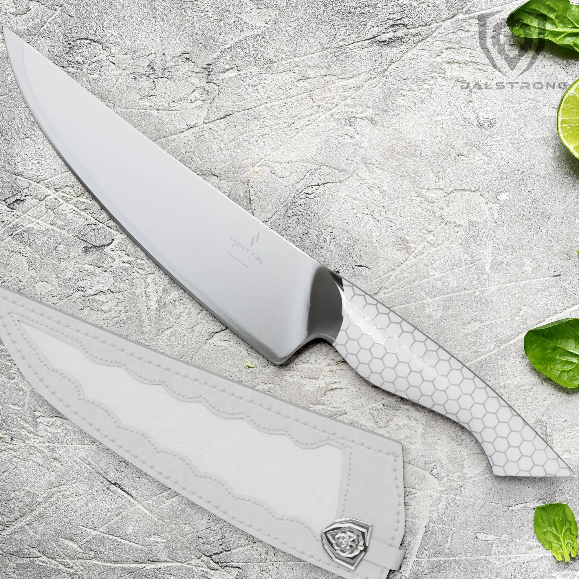 Chef's Knife 8" | Frost Fire Series | NSF Certified Dalstrong ©