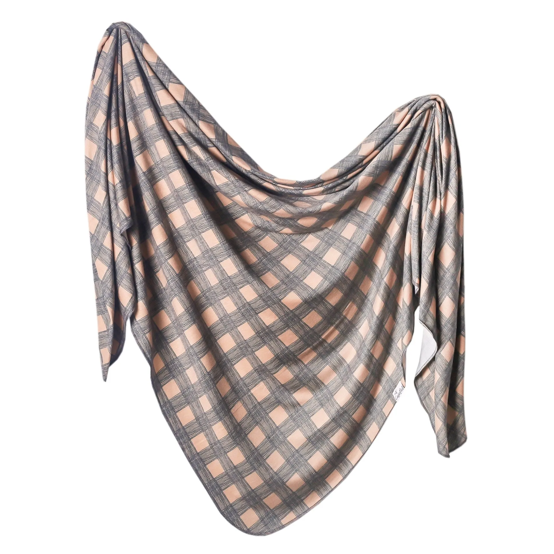 Copper Pearl Knit Swaddle Blanket / Billy