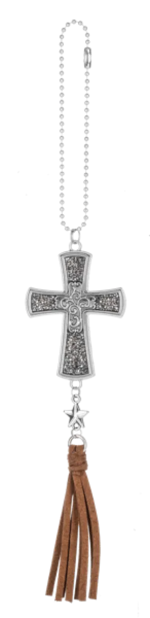 Cross Car Charm