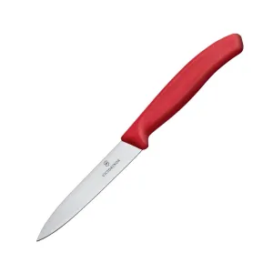 CX750 Victorinox Paring Knife Pointed Tip 10cm Red