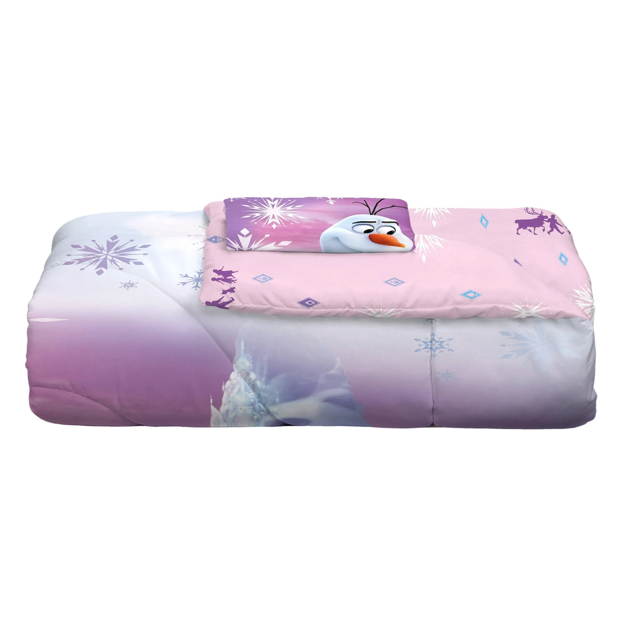 Disney Frozen Kids Comforter and Sham 2-Piece Set Twin/Full Reversible