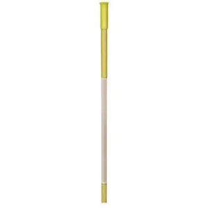 Driveway Marker, Reflective, Yellow Fiberglass, 48-In.