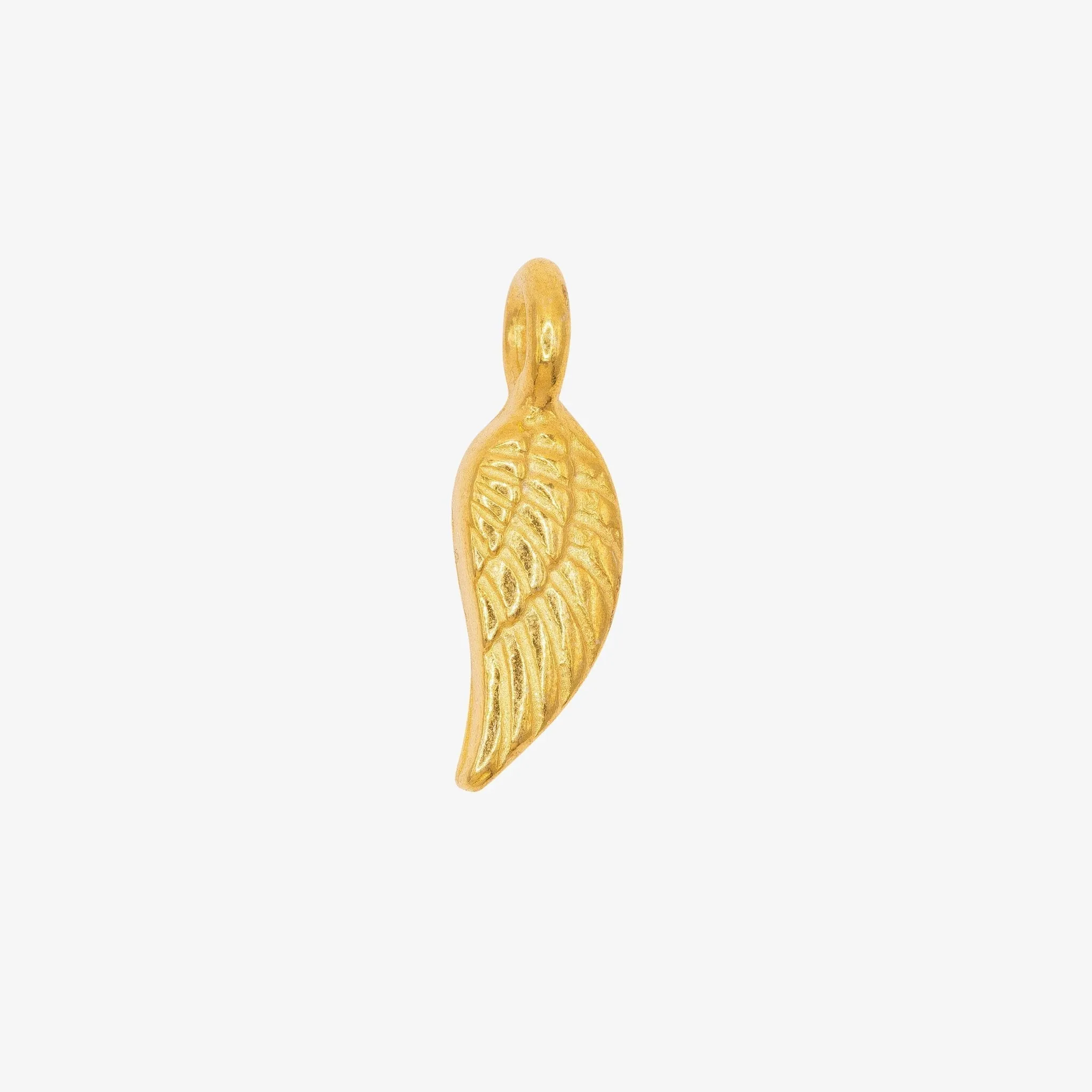 Feather Wing Charm Wholesale 14K Gold, Solid 14K Gold, G150