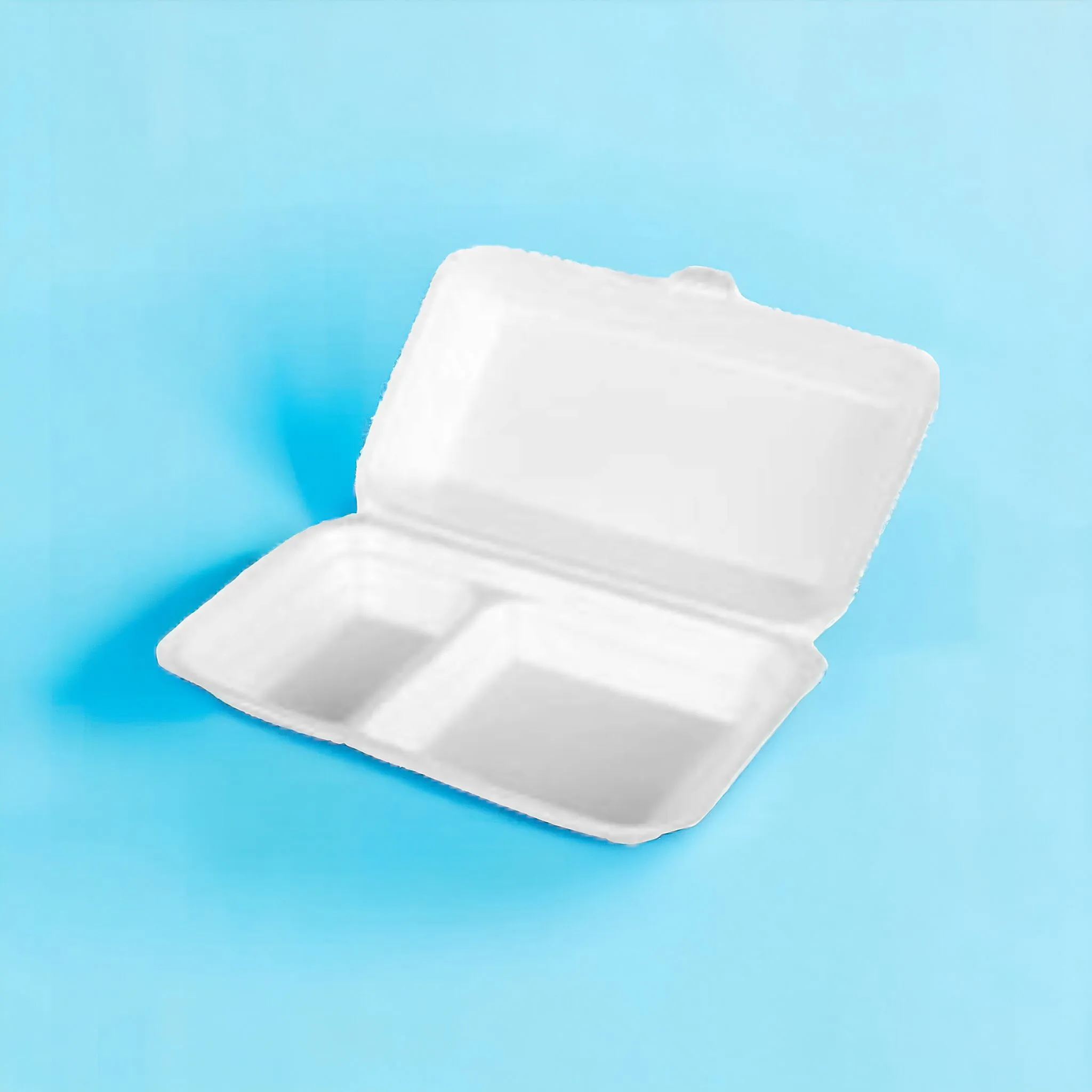 Fomo Food Tray No.30 2-Division Clamshell 75pack