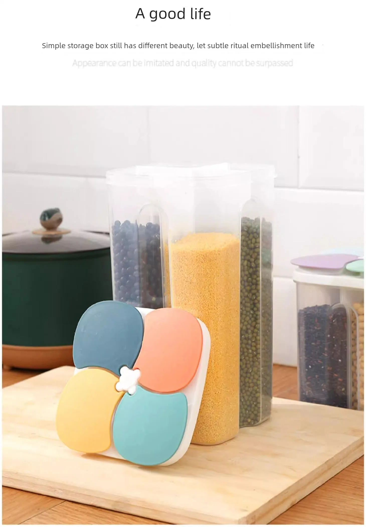 For Home Noodles Storage Box Kitchen Storage Sealed Cans