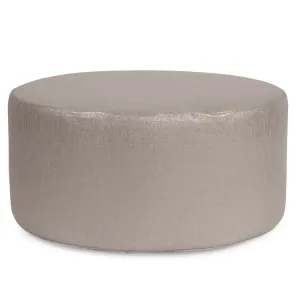 Glam Pewter Ottoman in 3 Sizes