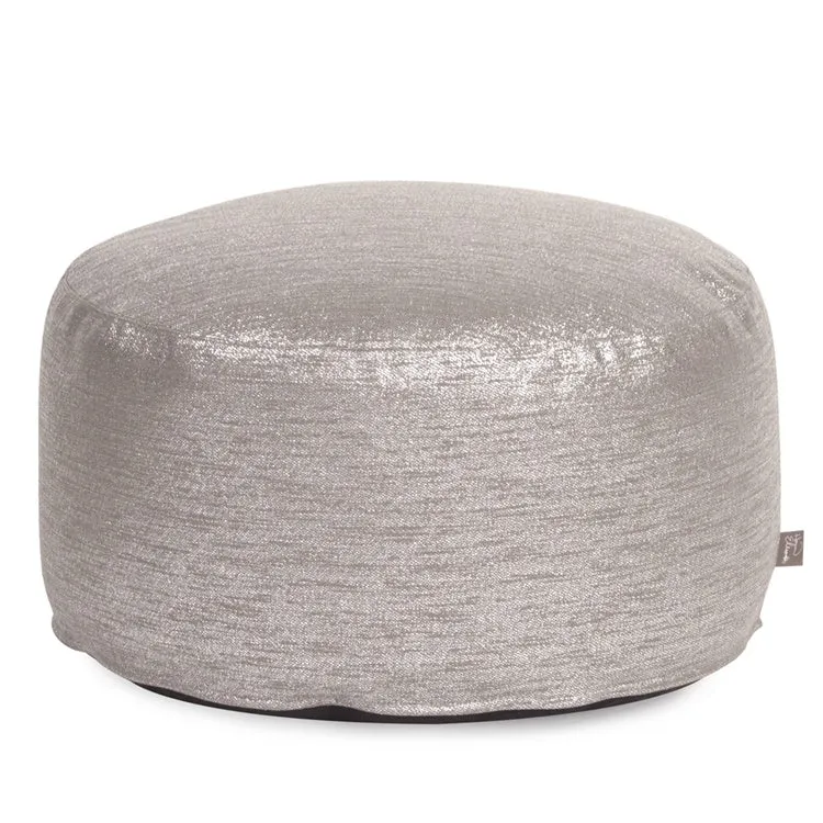 Glam Pewter Ottoman in 3 Sizes