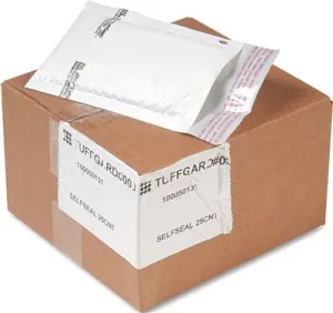 Jiffy Tuffgard Self-Seal Cushioned Mailer Side Seam #000 4X8 We 25/Carton