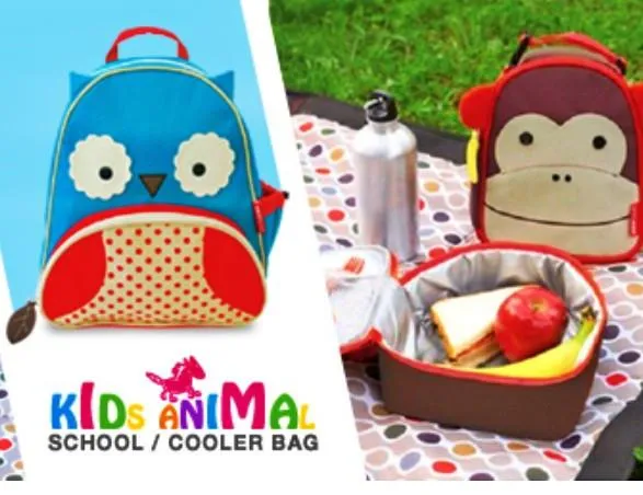 Kids Animal School/Cooler Bag