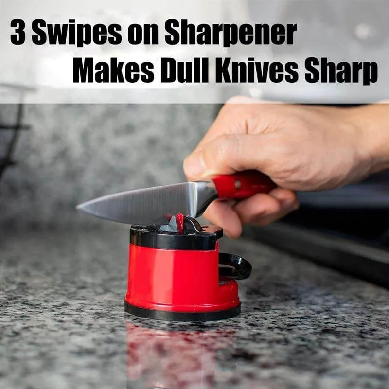 Kitchen Knife Sharpener Tool with Suction Pad