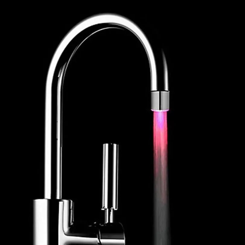 LED Light Water Faucet Tap Heads RGB Glow LED Shower Stream