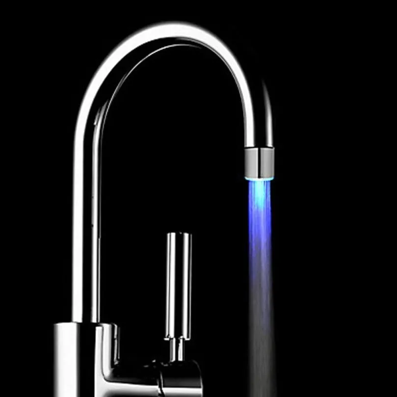 LED Light Water Faucet Tap Heads RGB Glow LED Shower Stream