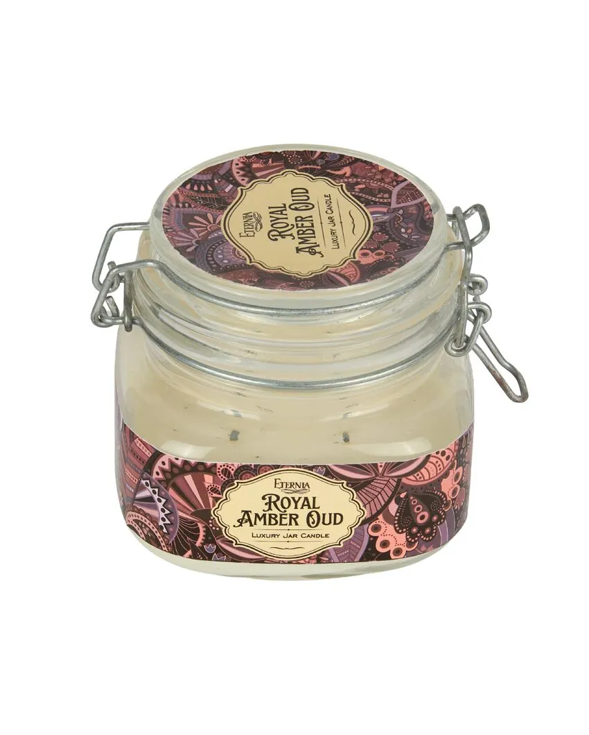 Long-Lasting Double Wick with Extended Burn Glass Jar Candles | 4 x 6 inches