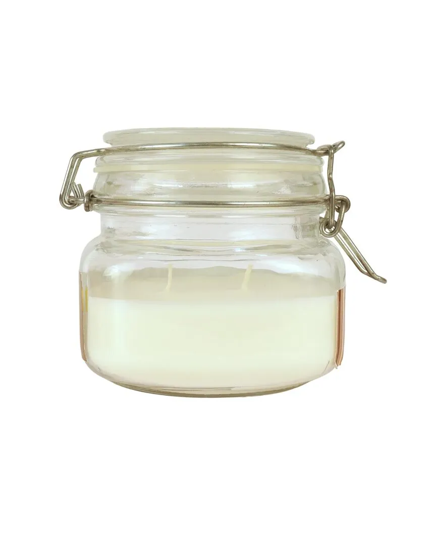 Long-Lasting Double Wick with Extended Burn Glass Jar Candles | 4 x 6 inches