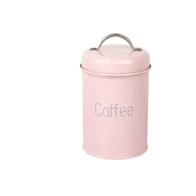 Metal Storage Jar for Tea Coffee Sugar