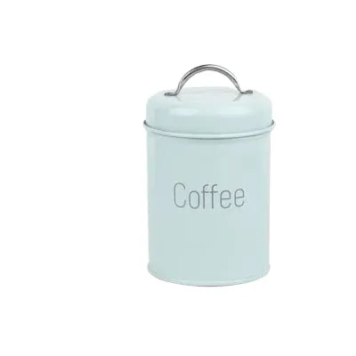 Metal Storage Jar for Tea Coffee Sugar