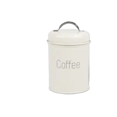 Metal Storage Jar for Tea Coffee Sugar