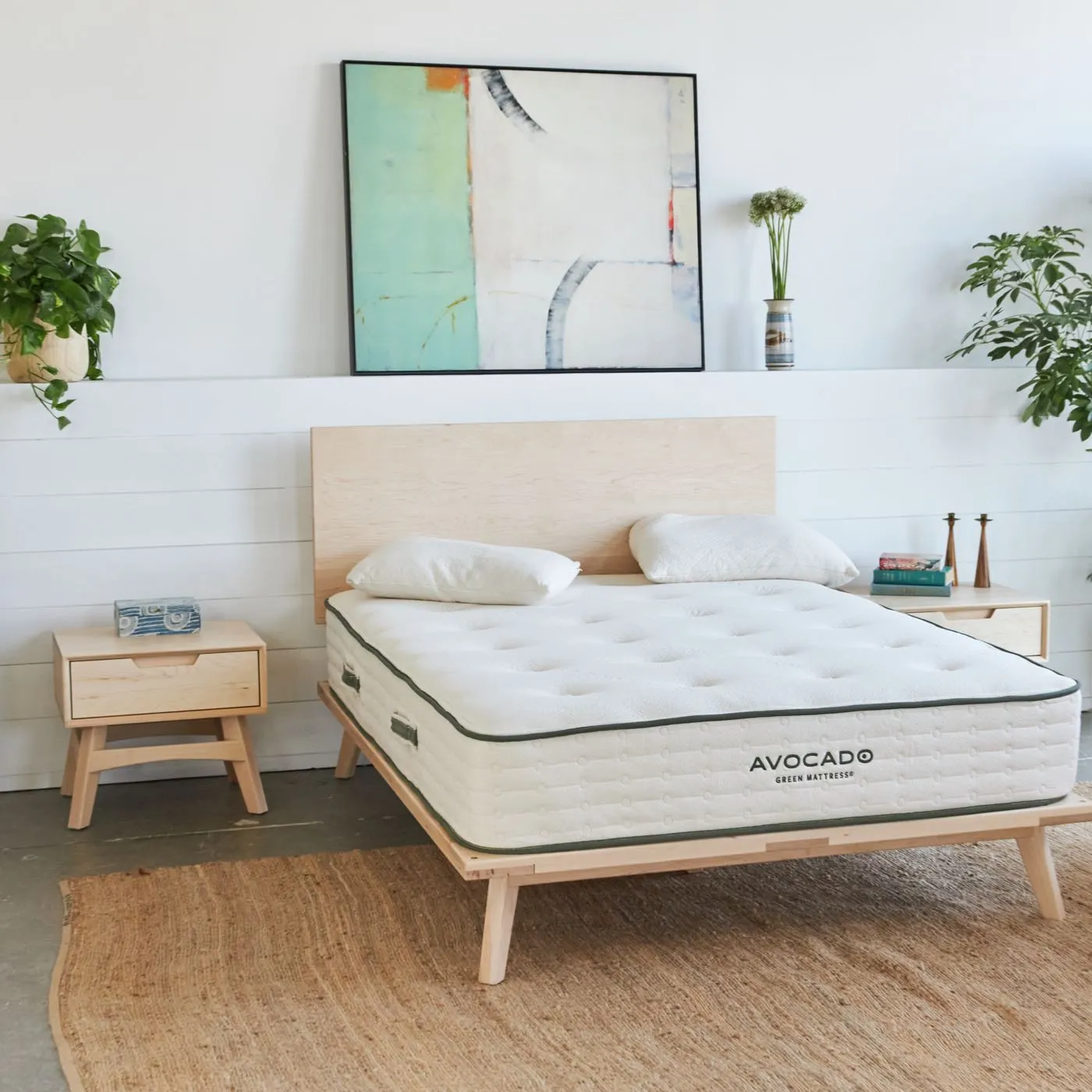 Mid-Century Modern Bed Frame