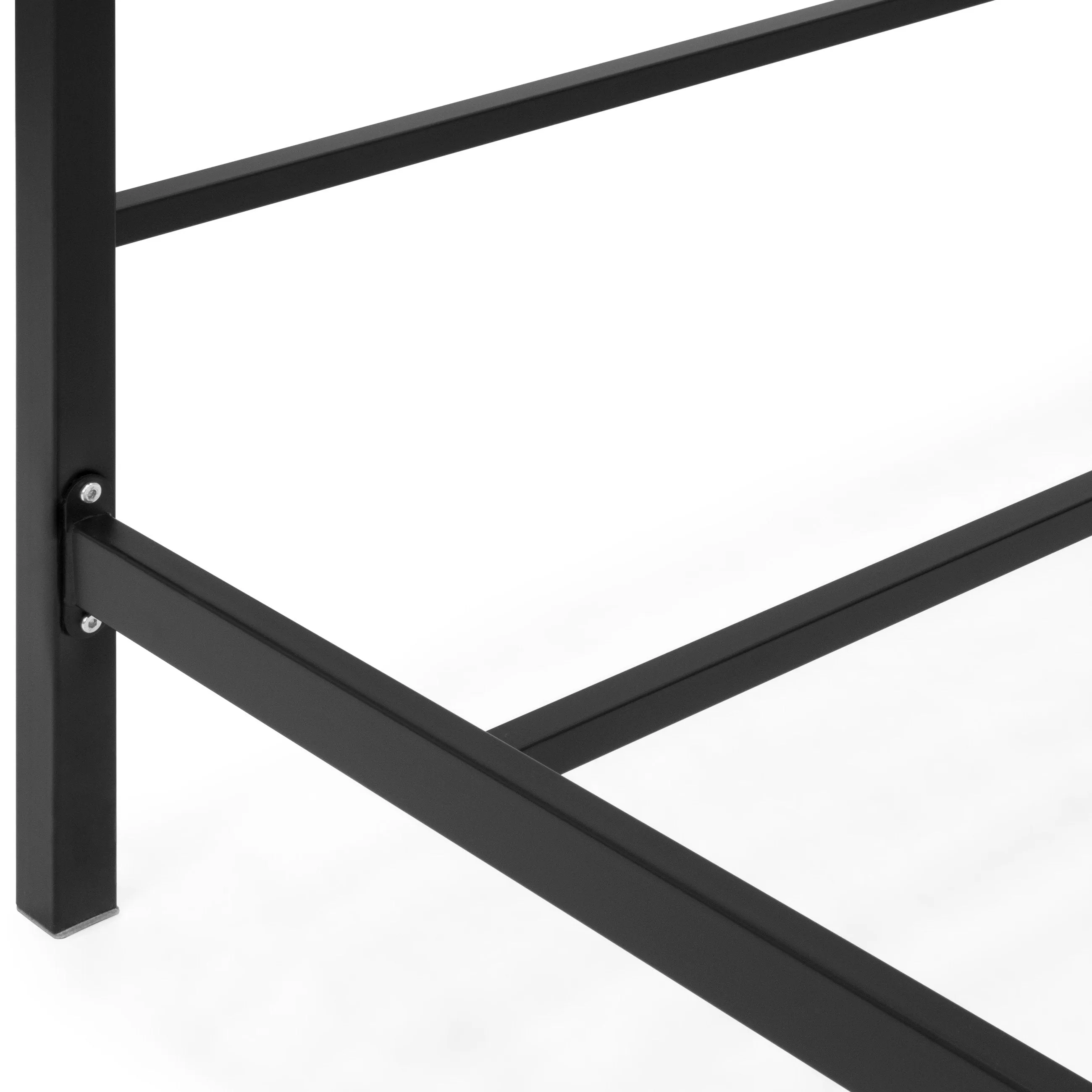 Modern Metal 4 Post Canopy Queen Bed Frame