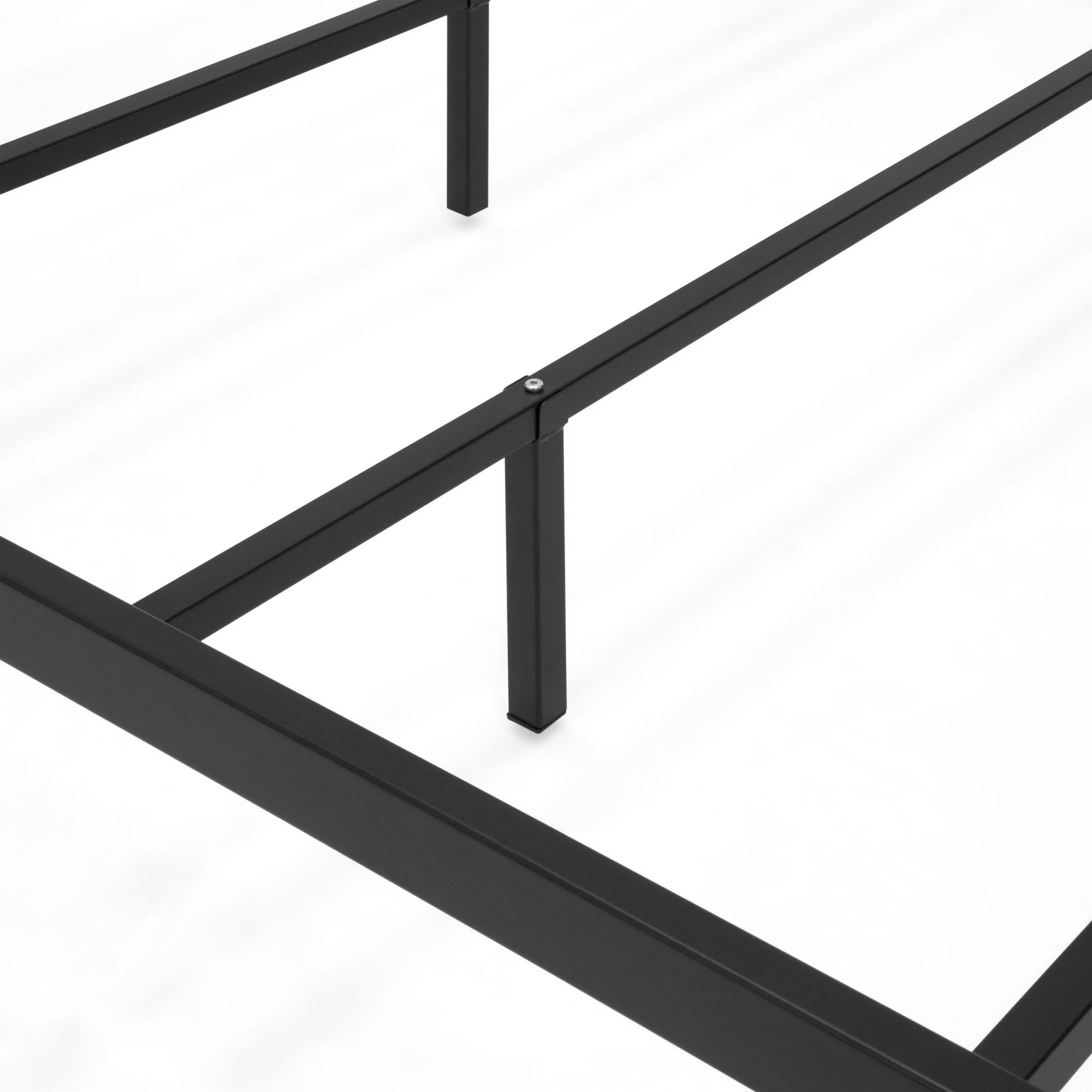 Modern Metal 4 Post Canopy Queen Bed Frame