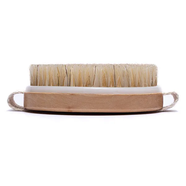 Natural Wooden Small Bristle Massage Body Bath Brush